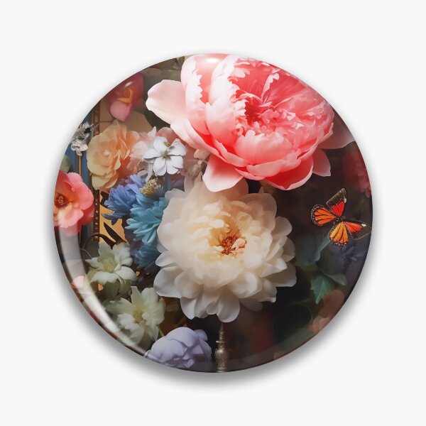 Item preview, Enchanted Keyhole - Peonies Portal designed and sold by Dreamsinpastel.