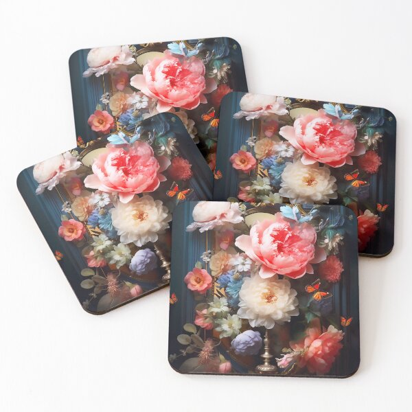 Item preview, Enchanted Keyhole - Peonies Portal designed and sold by Dreamsinpastel.
