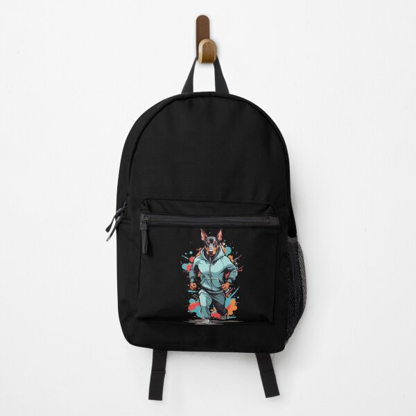 Item preview, Doberman dog streetwear jogging aesthetic designed and sold by LuminOrb.
