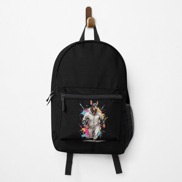 Item preview, Doberman dog streetwear jogging aesthetic designed and sold by LuminOrb.
