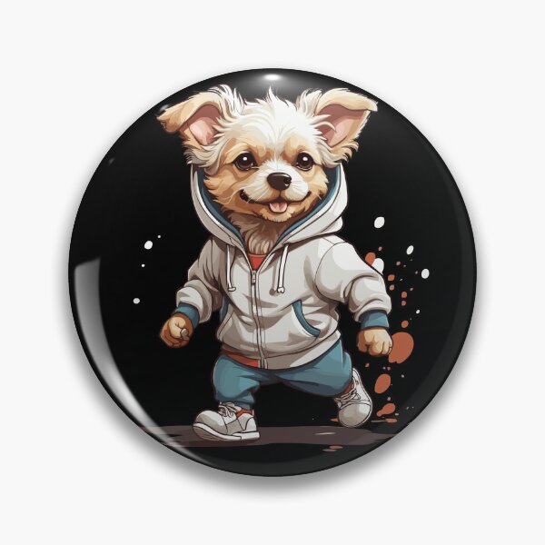 Item preview, Dog Streetwear Jogging Aesthetic Fitness Style designed and sold by LuminOrb.