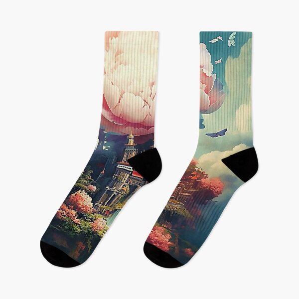 Item preview, Peonies Kingdom Aloft - Floating Floral Fantasy designed and sold by Dreamsinpastel.