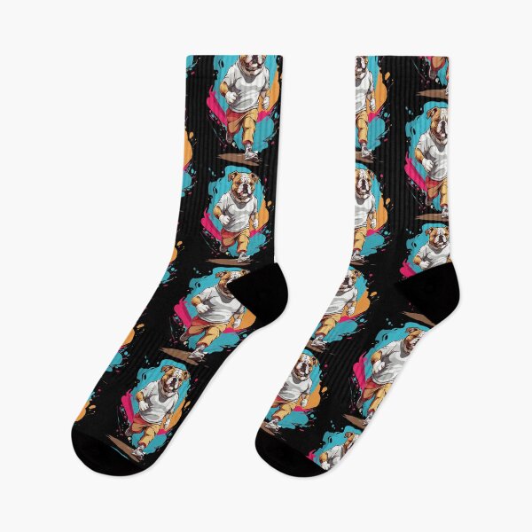 Item preview, Bulldog Streetwear Jogging Aesthetic Fitness designed and sold by LuminOrb.