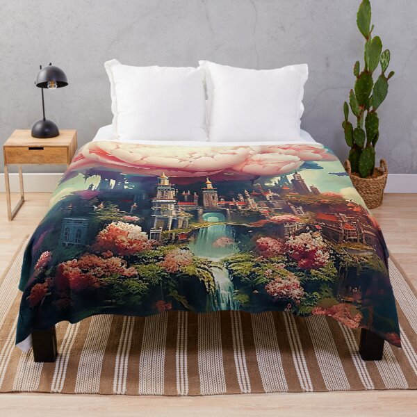 Item preview, Peonies Kingdom Aloft - Floating Floral Fantasy designed and sold by Dreamsinpastel.