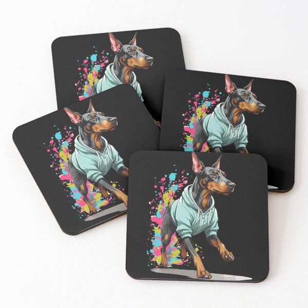 Item preview, Doberman dog streetwear aesthetic fitness designed and sold by LuminOrb.
