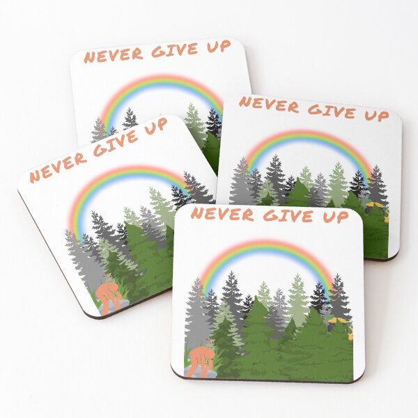 Item preview, Never Give Up designed and sold by Optimystikals.