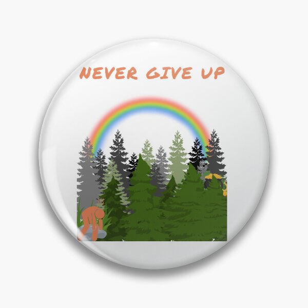 Item preview, Never Give Up designed and sold by Optimystikals.