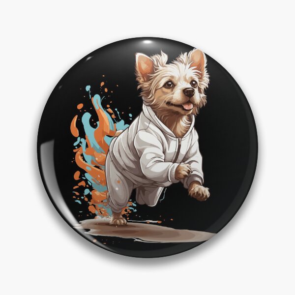 Item preview, Streetwear Dog Jogging Aesthetic Fitness Style designed and sold by LuminOrb.