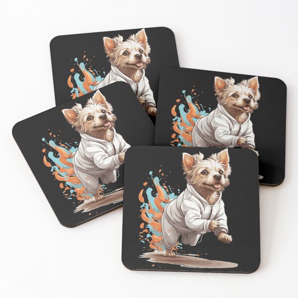 Item preview, Streetwear Dog Jogging Aesthetic Fitness Style designed and sold by LuminOrb.