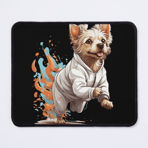 Item preview, Streetwear Dog Jogging Aesthetic Fitness Style designed and sold by LuminOrb.