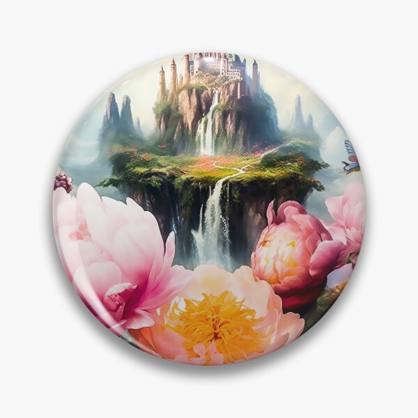 Artikelvorschau, Sky High Peony Palace – Ätherische digitale Kunst entworfen und verkauft von Dreamsinpastel.