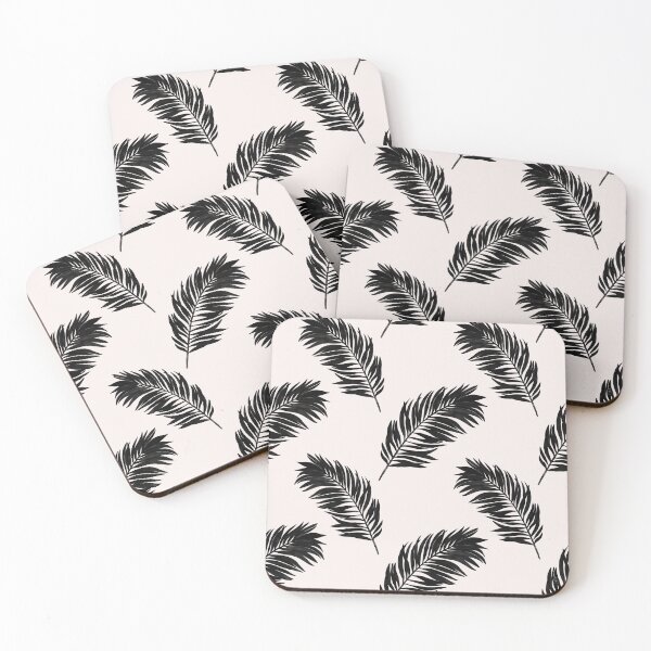 Item preview, Tropical Palm Leaves Black White  designed and sold by NdesignTrend.