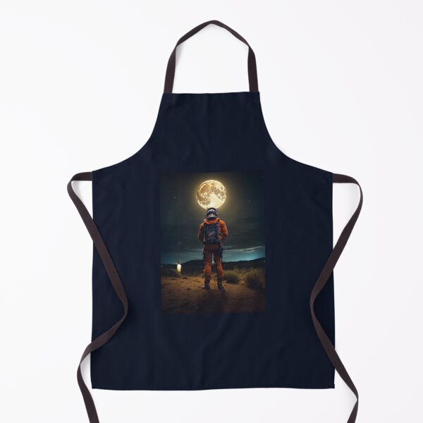 Item preview, The astronaut looking to a moon designed and sold by Ezzeldein212.