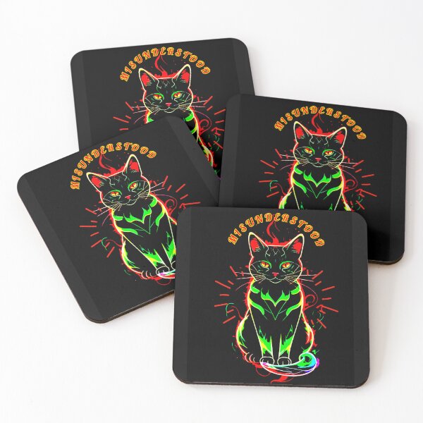 Item preview, Misunderstood Black Cat: Unique Friend designed and sold by LamarrDreams13.