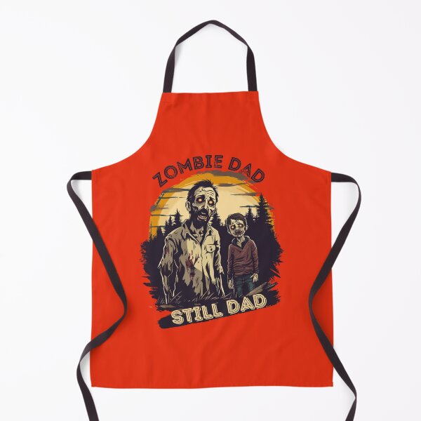 Item preview, Undead Dad - Zombie Father Scaring Son Vector Shirt Design designed and sold by zax454.