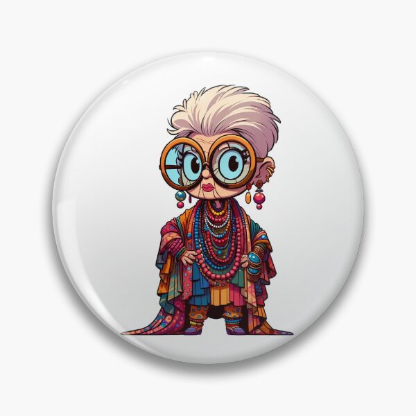 Artikelvorschau, Iris Apfel entworfen und verkauft von MushroomHut.
