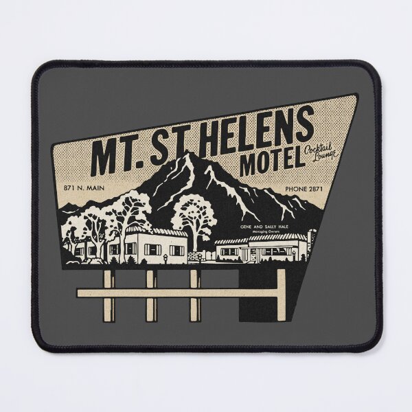 Item preview, Vintage Mt. St.Helens Motel designed and sold by Kujo Dangerous Vintage.