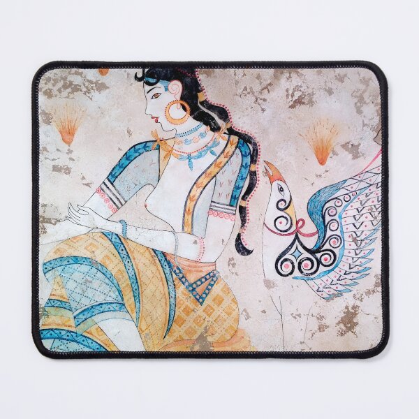 Item preview, Saffron Goddess. Minoan fresco designed and sold by likiska.