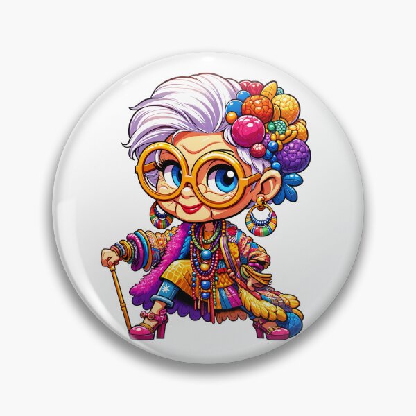Artikelvorschau, Iris Apfel entworfen und verkauft von MushroomHut.