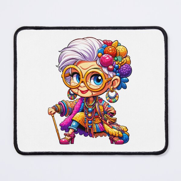 Item preview, Iris Apfel designed and sold by MushroomHut.