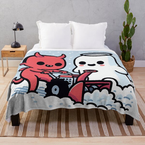 Item preview, Snow Blower Fantasy with Demon and Ghost designed and sold by zzz888.
