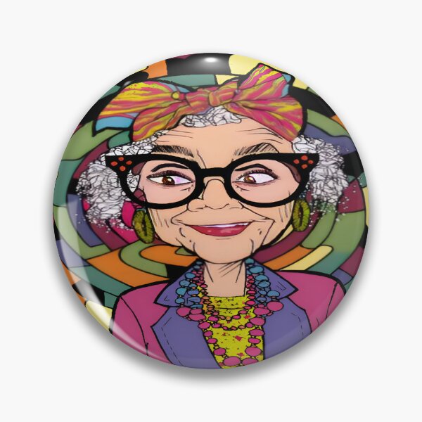 Artikelvorschau, Iris Apfel Fan Art entworfen und verkauft von Wishing-Wings.