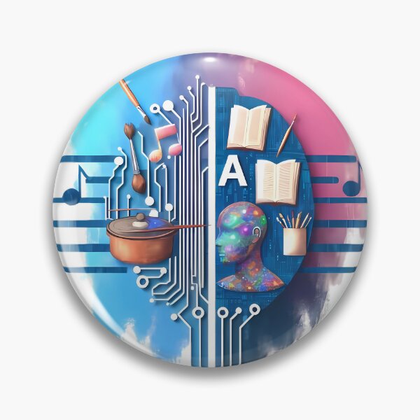 Item preview, AI Dreams in Music, Art, and Literature - Abstract Fusion Artwork designed and sold by aiart-cutegirl.