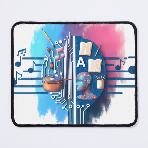 Item preview, AI Dreams in Music, Art, and Literature - Abstract Fusion Artwork designed and sold by aiart-cutegirl.