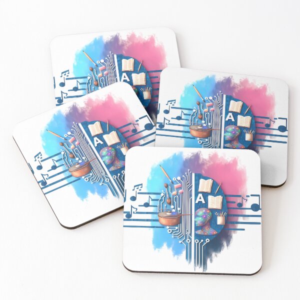 Item preview, AI Dreams in Music, Art, and Literature - Abstract Fusion Artwork designed and sold by aiart-cutegirl.