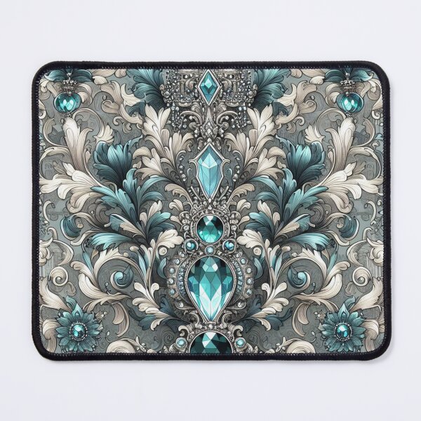 Item preview, Ocean Blue Jeweled Baroque designed and sold by DesignsByPrnces.