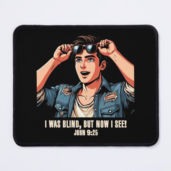 Item preview, John 9:25 I Was Blind But Now I See designed and sold by plushism.