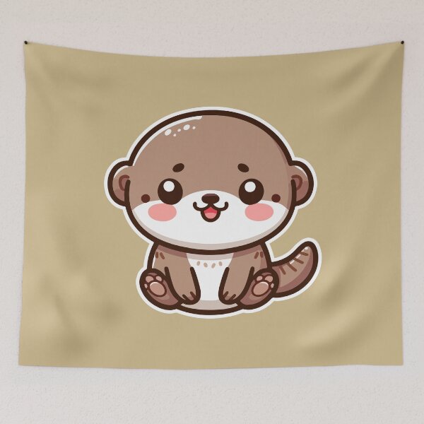 Item preview, Kawaii Cute Sea Otter 1 | Pet and Animals for Men and Women t-shirt designed and sold by panchiTWO.