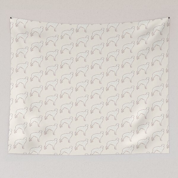 Item preview, borzoi art designed and sold by Mayarart.