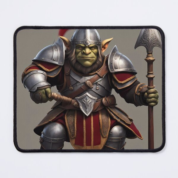 Item preview, small troll wearing medieval armour designed and sold by Colin Bentham.