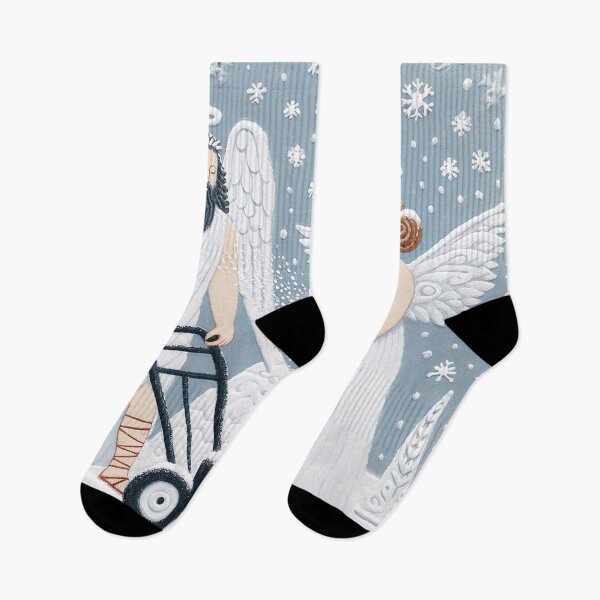 Item preview, Snow Blower Mythology with Zeus and Angel designed and sold by zzz888.