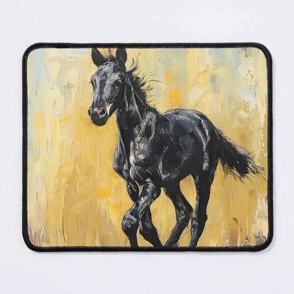 Item preview, Galloping Friesian Foal designed and sold by Elisabeth Lucas.