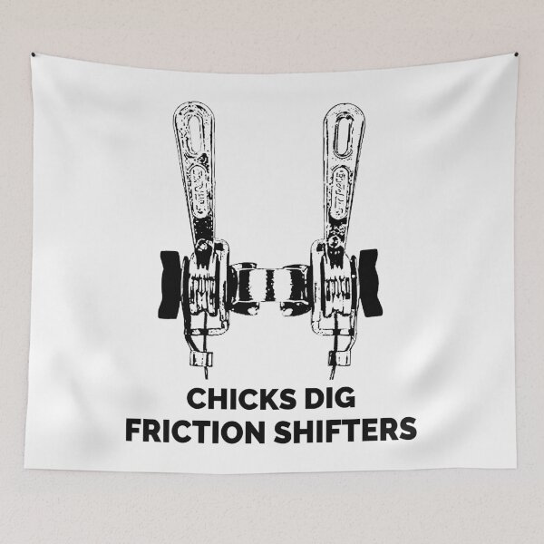 Item preview, Chicks Dig Friction Shifters Bicycle designed and sold by Esskay Designs.