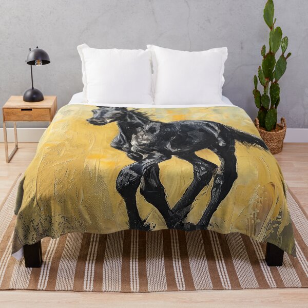 Item preview, Galloping Friesian Foal designed and sold by Elisabeth Lucas.