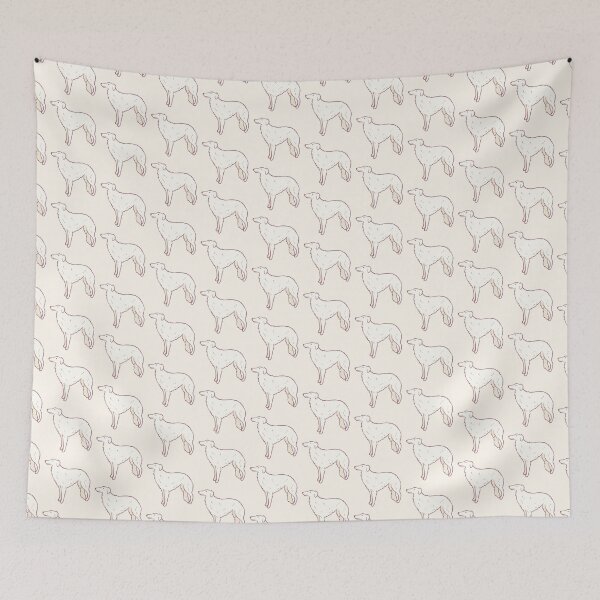 Item preview, borzoi dog art designed and sold by Mayarart.