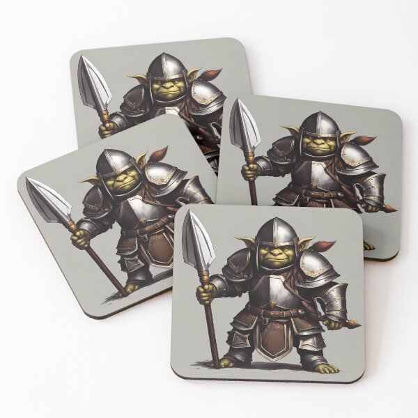 Item preview, small troll wearing medieval armour  designed and sold by Colin Bentham.