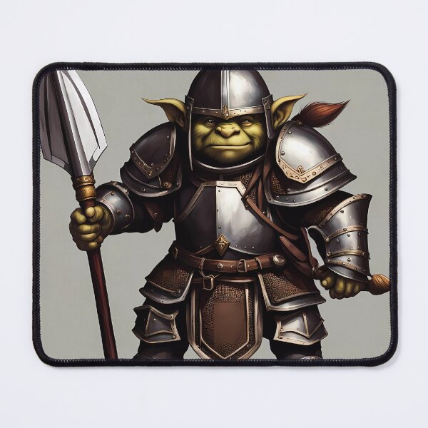 Item preview, small troll wearing medieval armour designed and sold by Colin Bentham.