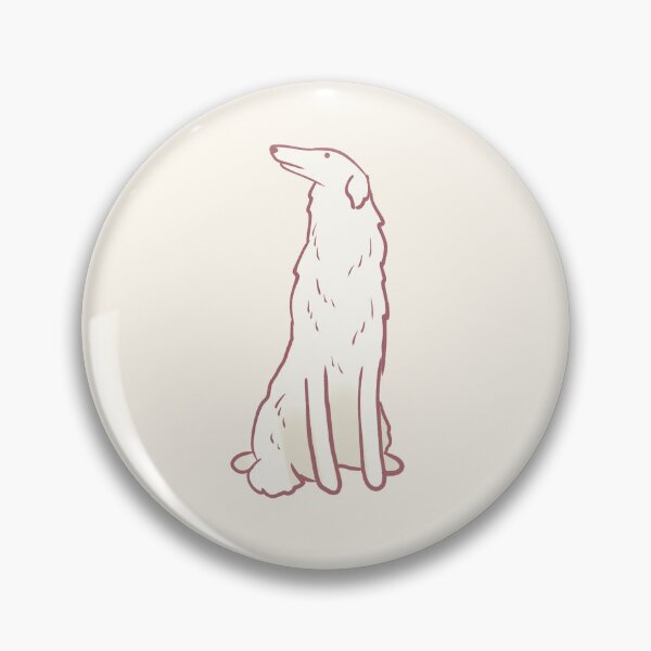 Item preview, borzoi illustration  designed and sold by Mayarart.