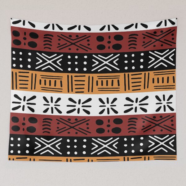 Item preview, Patrón étnico tradicional africano bogolan designed and sold by Wolagno.