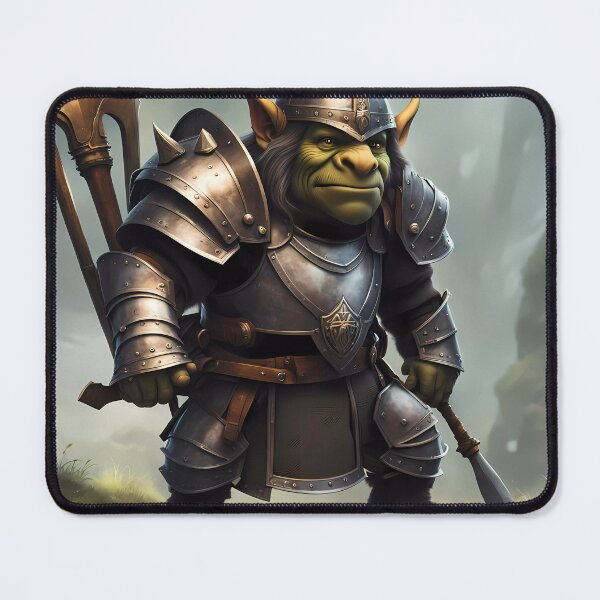 Item preview, small troll wearing medieval armour designed and sold by Colin Bentham.