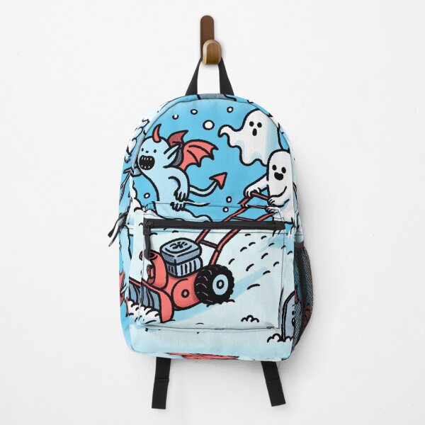 Item preview, Demon and Ghost Joy in the Snow with Snow Blower designed and sold by zzz888.