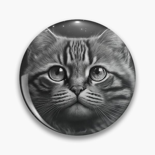 Item preview, astronaut cat spacecat in black and white, the catstronaut in the outter space designed and sold by vincent9335.