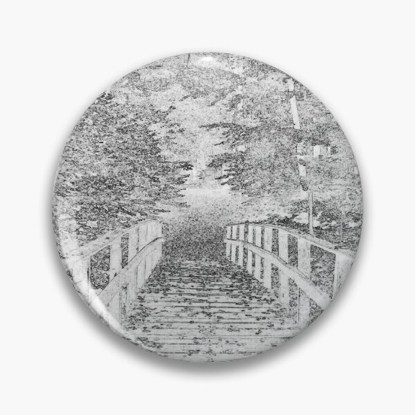 Item preview, white and black forest path designed and sold by Nunaprettyshop.