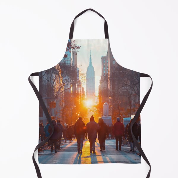 Item preview, Walking down the street in New York City at sunset designed and sold by Primprapar.