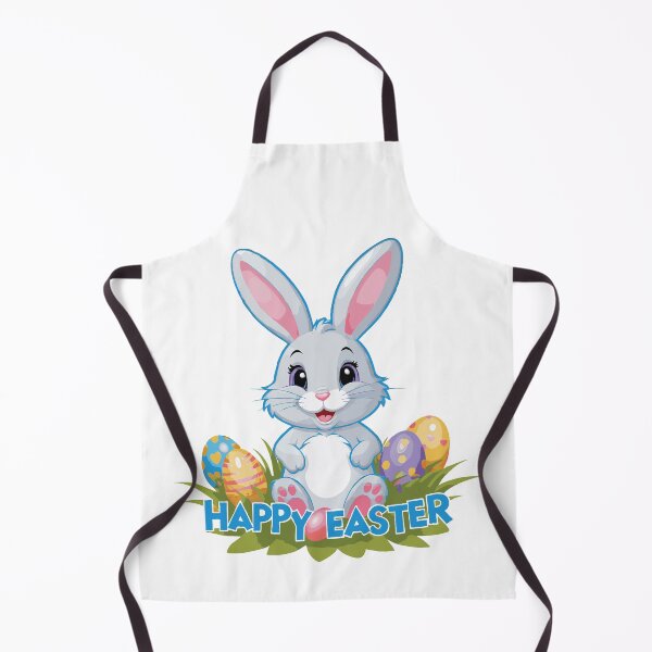Aperçu de l'œuvre Lapin de Pâques avec des œufs de Pâques créée et vendue par twisted-dot.