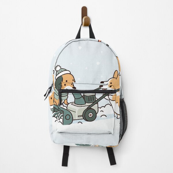 Item preview, Snow Blower Dynamic Duo of Dachshund and Corgi designed and sold by zzz888.